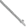 14k White Gold Complete 1.25 carat Round AAA Diamond 4-prong Tennis Bracelet