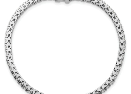 14k White Gold Complete 2.17 carat Round AAA Diamond 4-prong Tennis Bracelet