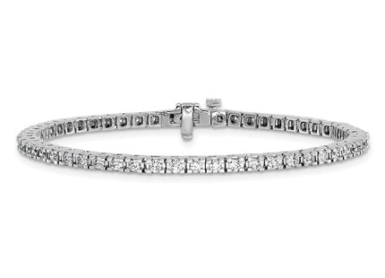 14k White Gold Bracelets Style X731W - Classique Jewelry Inc.