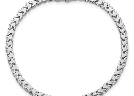 14k White Gold Complete 2.18 carat Round VS Diamond 4-prong Tennis Bracelet