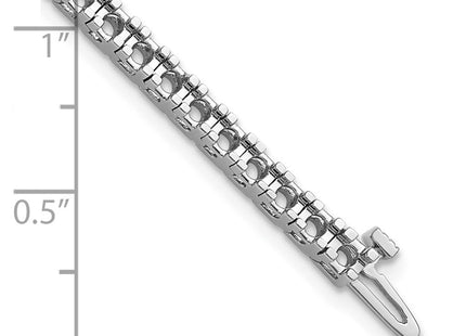 14k White Gold Bracelets Style X732W - Classique Jewelry Inc.