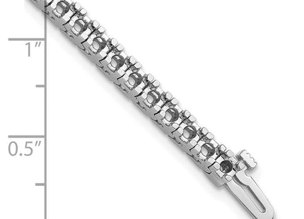14k White Gold Bracelets Style X733W - Classique Jewelry Inc.
