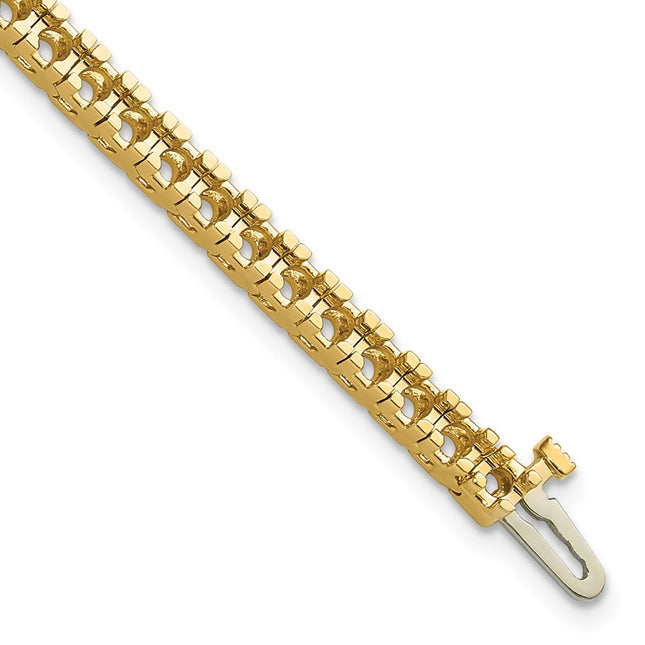 14k Yellow Gold Bracelets Style X734 - Classique Jewelry Inc.
