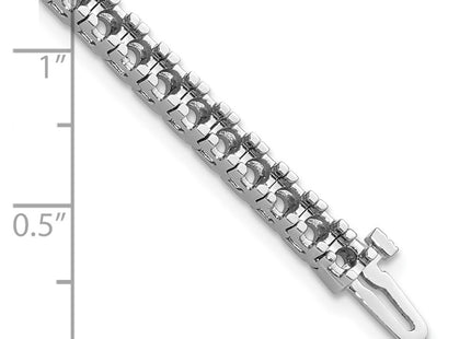 14k White Gold Bracelets Style X734W - Classique Jewelry Inc.