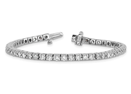 14k White Gold Bracelets Style X734WAAA - Classique Jewelry Inc.