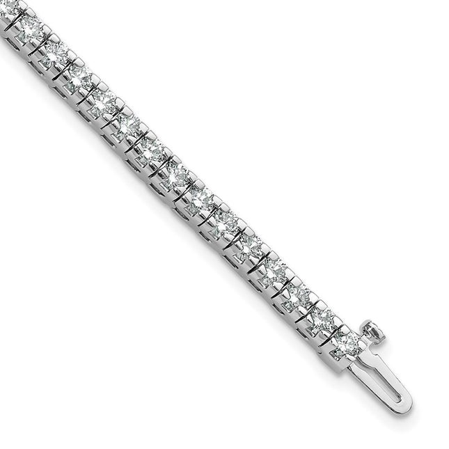 14k White Gold Bracelets Style X734WAAA - Classique Jewelry Inc.