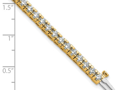 14k Yellow Gold Bracelets Style X734VS - Classique Jewelry Inc.