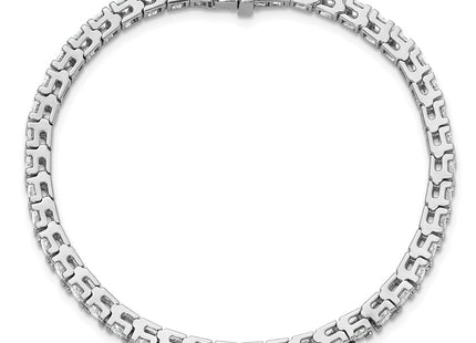 14k White Gold Bracelets Style X735WAAA - Classique Jewelry Inc.