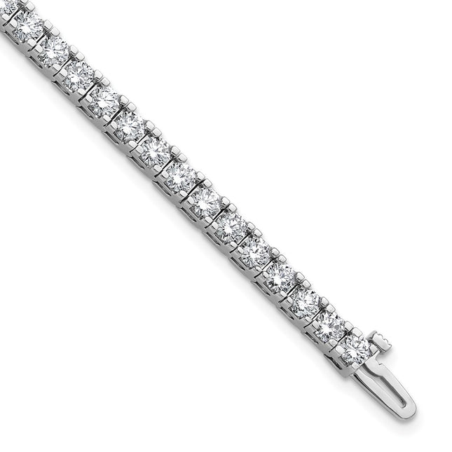 14k White Gold Bracelets Style X735WAAA - Classique Jewelry Inc.