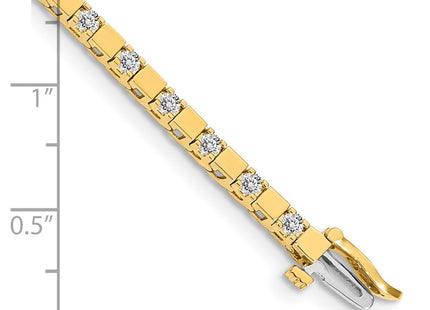 14k Yellow Gold Bracelets Style X742VS - Classique Jewelry Inc.