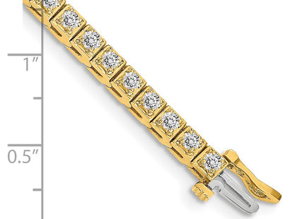 14k Yellow Gold Bracelets Style X755A - Classique Jewelry Inc.