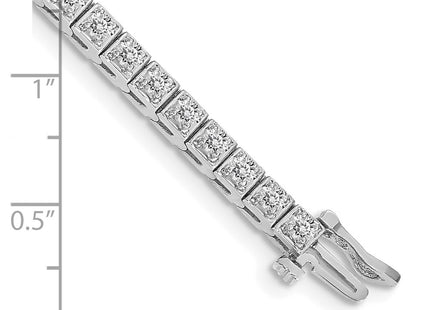 14k White Gold Bracelets Style X755WAA - Classique Jewelry Inc.