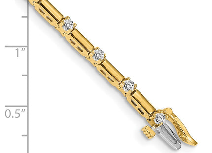 14k Yellow Gold Bracelets Style X762 - Classique Jewelry Inc.