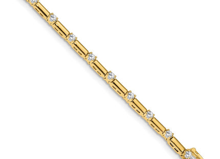 14k Yellow Gold Bracelets Style X762VS - Classique Jewelry Inc.