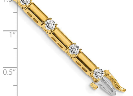 14k Yellow Gold Bracelets Style X763AA - Classique Jewelry Inc.