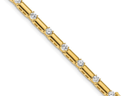 14k Yellow Gold Bracelets Style X763VS - Classique Jewelry Inc.
