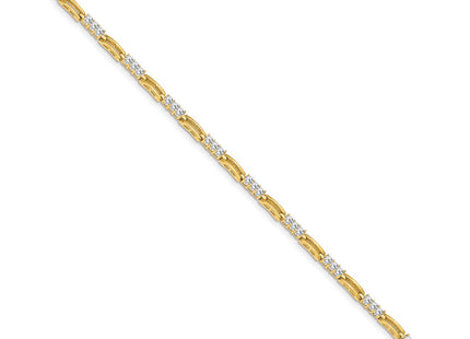 14k Yellow Gold Bracelets Style X787AAA - Classique Jewelry Inc.