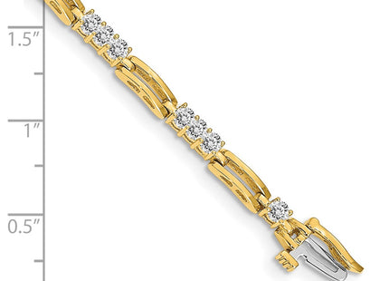 14k Yellow Gold Bracelets Style X787AAA - Classique Jewelry Inc.