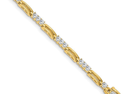 14k Yellow Gold Bracelets Style X787VS - Classique Jewelry Inc.