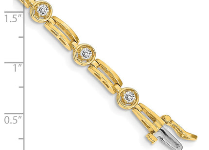 14k Yellow Gold Bracelets Style X788VS - Classique Jewelry Inc.