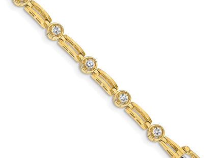 14k Yellow Gold Bracelets Style X788VS - Classique Jewelry Inc.