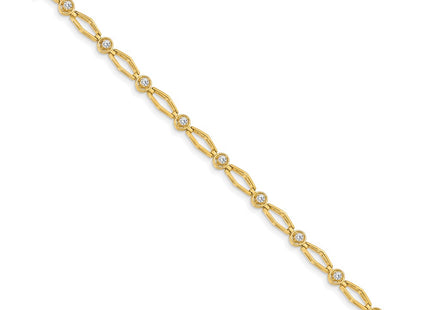 14k Yellow Gold Bracelets Style X789AAA - Classique Jewelry Inc.