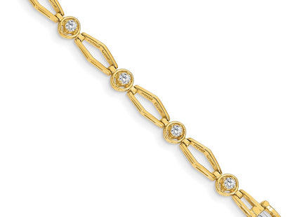 14k Yellow Gold Bracelets Style X789 - Classique Jewelry Inc.