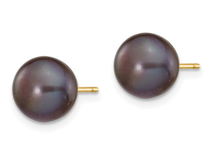 14k Yellow Gold Earrings Style X80BB - Classique Jewelry Inc.