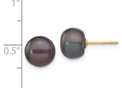 14k Yellow Gold Earrings Style X80BB - Classique Jewelry Inc.