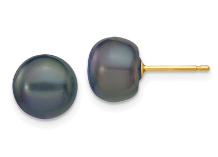 14k Yellow Gold Earrings Style X80BB - Classique Jewelry Inc.