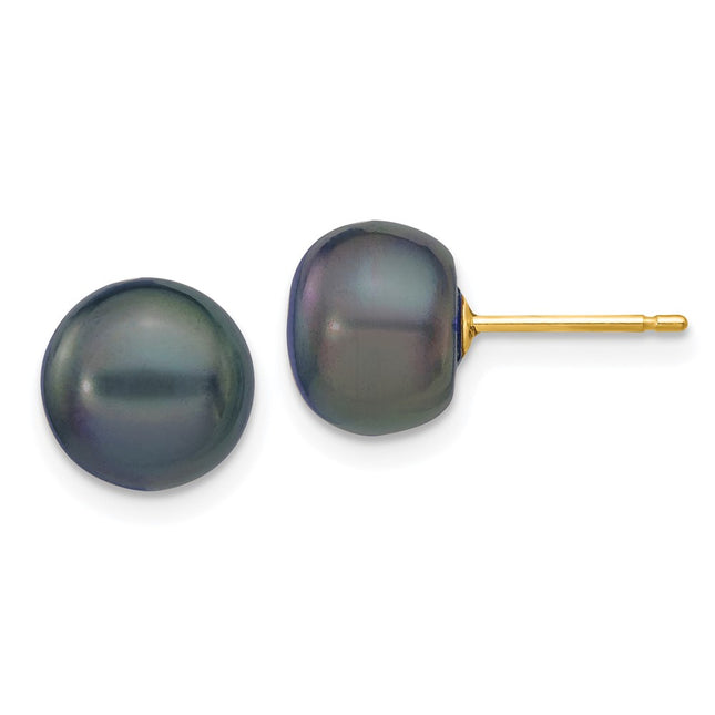 14k Yellow Gold Earrings Style X80BB - Classique Jewelry Inc.