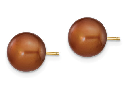 14k Yellow Gold Earrings Style X80BC - Classique Jewelry Inc.