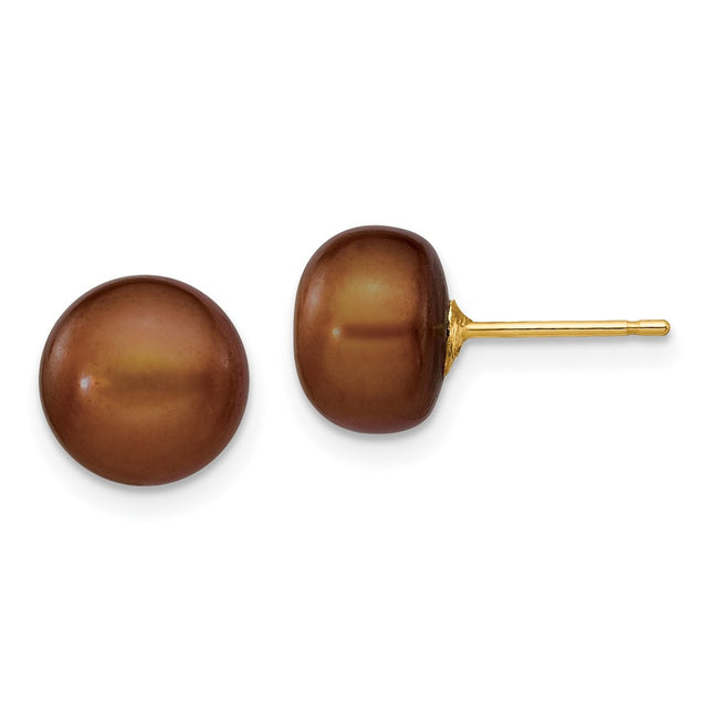 14k Yellow Gold Earrings Style X80BC - Classique Jewelry Inc.