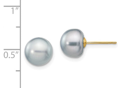 14k Yellow Gold Earrings Style X80BG - Classique Jewelry Inc.
