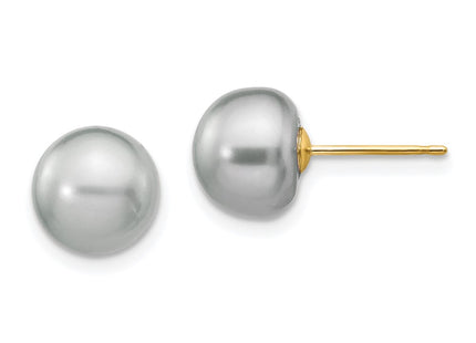 14k Yellow Gold Earrings Style X80BG - Classique Jewelry Inc.