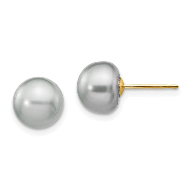 14k Yellow Gold Earrings Style X80BG - Classique Jewelry Inc.