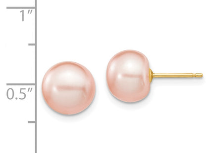 14k Yellow Gold Earrings Style X80BPI - Classique Jewelry Inc.