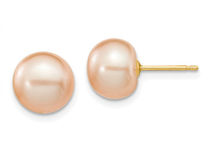 14k Yellow Gold Earrings Style X80BPI - Classique Jewelry Inc.