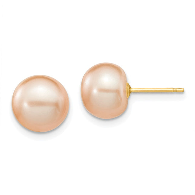 14k Yellow Gold Earrings Style X80BPI - Classique Jewelry Inc.