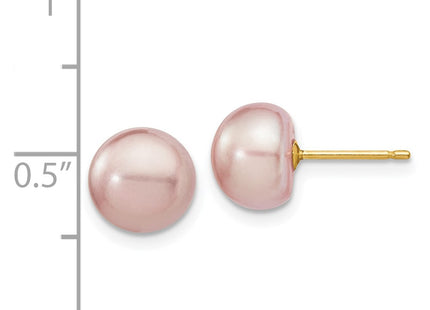 14k Yellow Gold Earrings Style X80BPU - Classique Jewelry Inc.