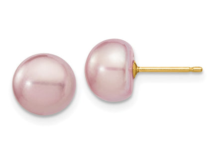 14k Yellow Gold Earrings Style X80BPU - Classique Jewelry Inc.