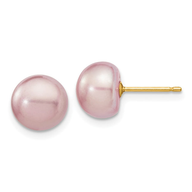 14k Yellow Gold Earrings Style X80BPU - Classique Jewelry Inc.