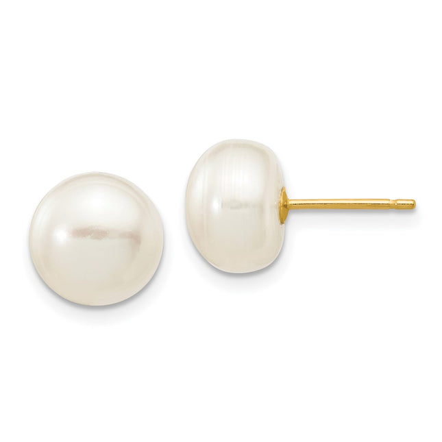 14k Yellow Gold Earrings Style X80BW - Classique Jewelry Inc.