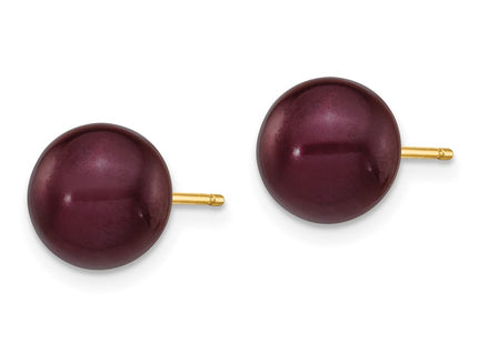 14k Yellow Gold Earrings Style X80PC - Classique Jewelry Inc.
