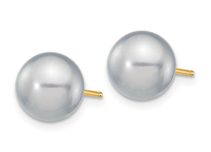 14k Yellow Gold Earrings Style X80PG - Classique Jewelry Inc.