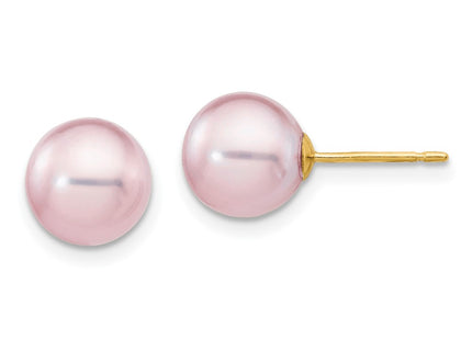 14k Yellow Gold Earrings Style X80PPU - Classique Jewelry Inc.