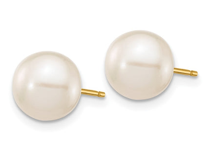 14k Yellow Gold Earrings Style X80PW - Classique Jewelry Inc.