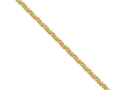 14k Yellow Gold Bracelets Style X816 - Classique Jewelry Inc.