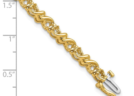 14k Yellow Gold Bracelets Style X816 - Classique Jewelry Inc.