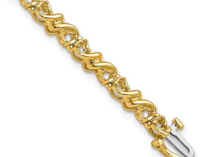 14k Yellow Gold Bracelets Style X816 - Classique Jewelry Inc.